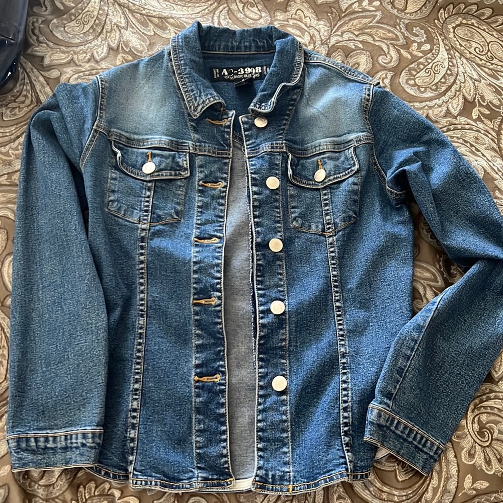 Vintage AC BLUE JEAN JACKET SHIRT 1989